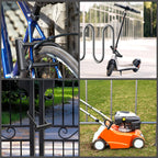 Sportneer Bike Lock Set Heavy Duty Bike U Lock With 5 Ft Security Steel Cable, 17Mm Shackle Bicycle U-Locks With Keys And Sturdy
