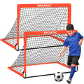 2 Pack 4 ' X 3 ' Soccer Goal Net Set, Pop Up Kids Practice Soccer Goals For Indoor And Outdoor.Portable Soccer Net With Carrying