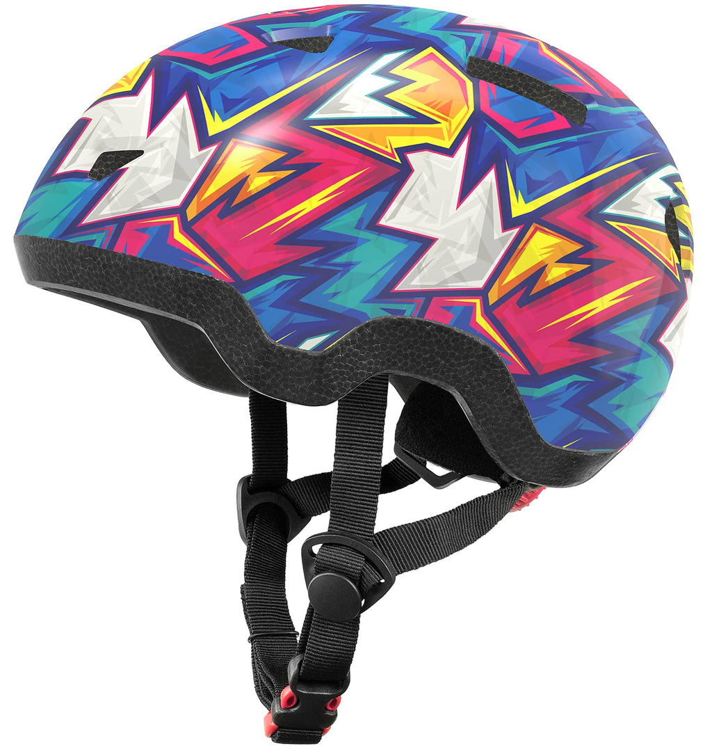 Toddler Bike Helmet,Adjustable Kids Helmets From Infant/Toddler/Baby To Children Girls And Boys, Age 1-3/2-4 Years Old (Cyberpun