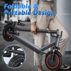 MAXSHOT Electric Scooter for Adults, 8.5/10/14 Tires, 19/22Mph, 350W/500W Motor, 21-28 Miles Range, Folding E-Scooter with Dual
