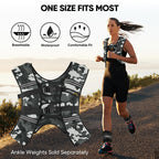 APEXUP 20lbs Weighted Vest Men Women, Weight Vest for Women Workout Equipment for Strength Training Running (Grey Camo)