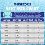 Trc Recreation Super Soft Child Size Medium Life Jacket Uscg Approved Vinyl Coated Foam Swim Vest For Kids Swimming Pool And Bea