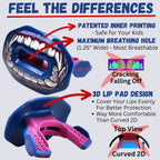 Oral Mart Football Mouth Guard (King Kong) - Instant Fit Lip Guard Mouthpiece- Football Mouthguard Pacifier Protector