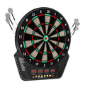 Electronic Dart Board with 27 Games & 243 Modes - 16 Player Smart Scoring Dartboard with LED Display, Voice Prompts & Soft-Tip D