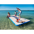 Wateraft Big Inflatable Floating Dock (13       X 6      ) Stable Raft Platform For Lake Beach Pool, Supports 8 Adults Rafting A