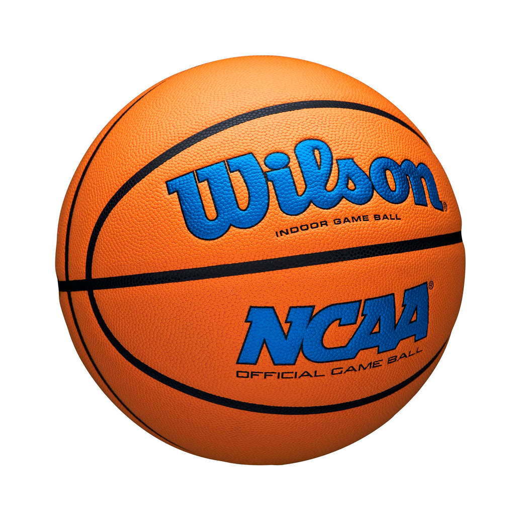 Wilson Ncaa Evo Nxt Official Indoor Game Basketball - Royal/Orange, Size 6-28.5''