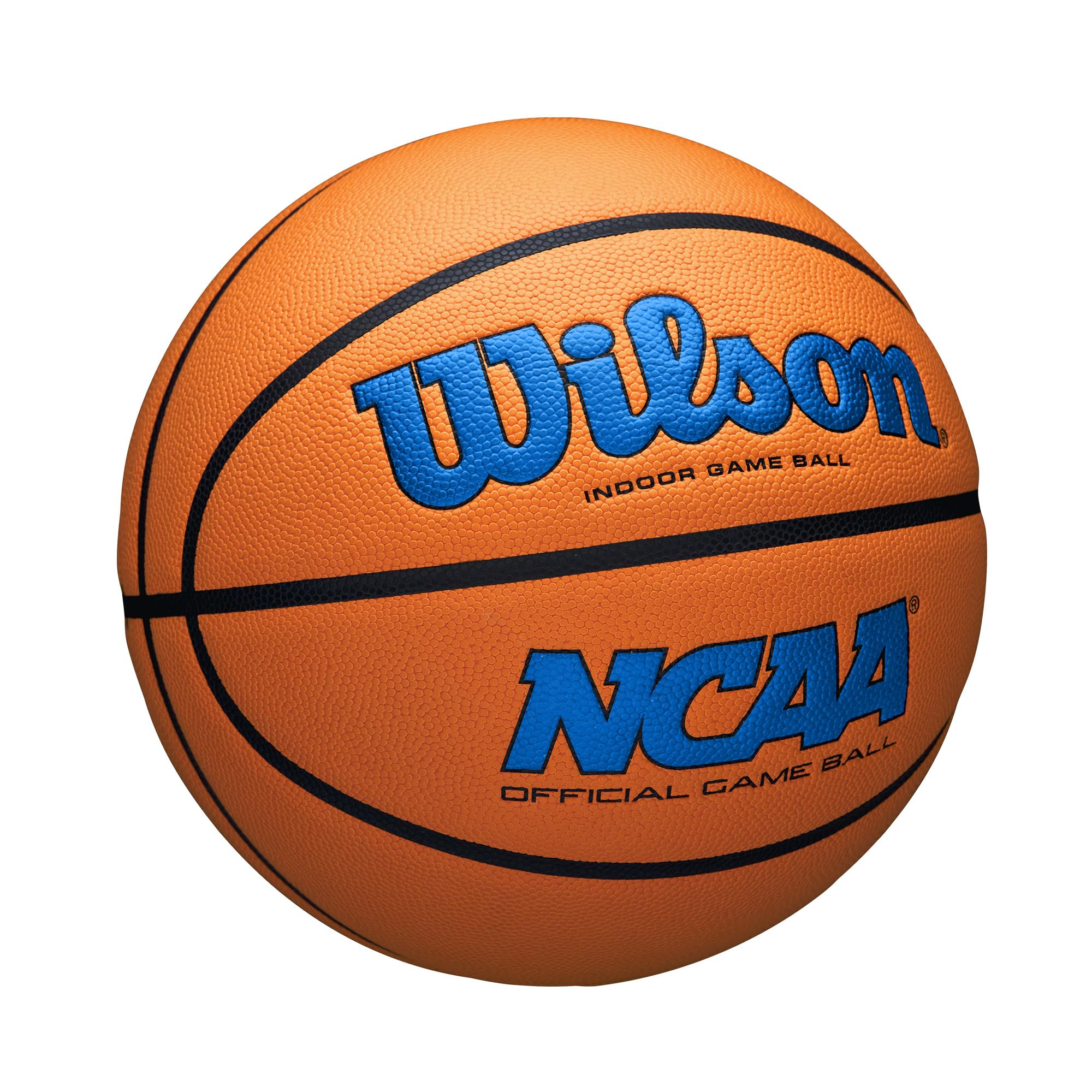 Wilson Ncaa Evo Nxt Official Indoor Game Basketball - Royal/Orange, Size 6-28.5''