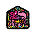 VVWV Home Sweet Home India Souvenir Wooden Fridge Magnets Refrigerator Traveler Home Kitchen Dcor MDF Fridge Magnet L X H 7 X 7 