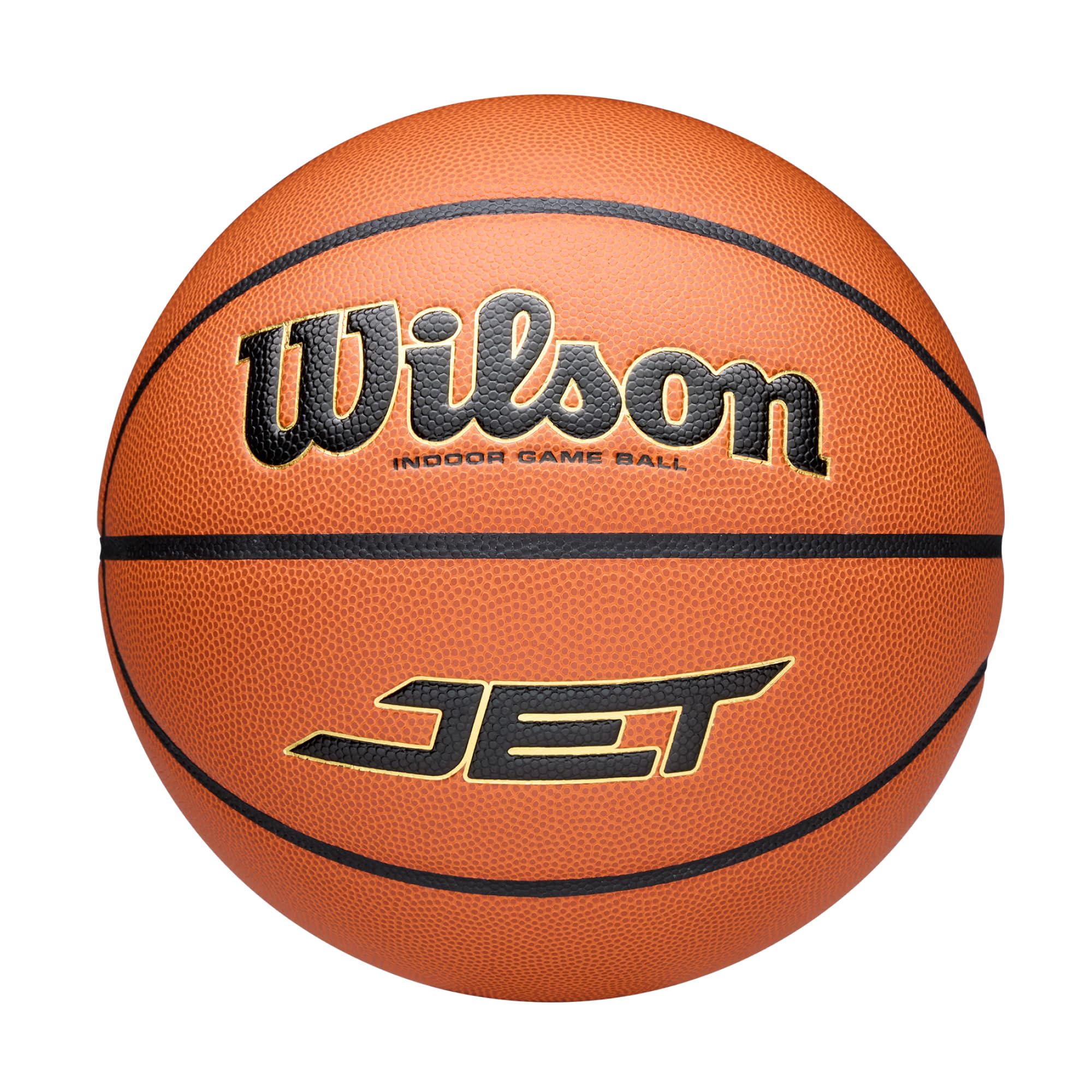 WILSON Jet Game Indoor Basketball - Size 7-29.5, Brown