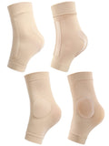 2 Pairs Padded Skate Socks Ankle Protector Ice Skating Boots Socks Skate Ankle Guards Ankle Sleeve Pad For Boots, Skates, Splint