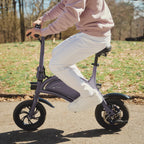 Jetson Bolt Electric Bike, Foot Pegs, Easy-Folding, Built-In Carrying Handle, Twist Throttle, Cruise Control, Up To 15.5 MPH, Ra