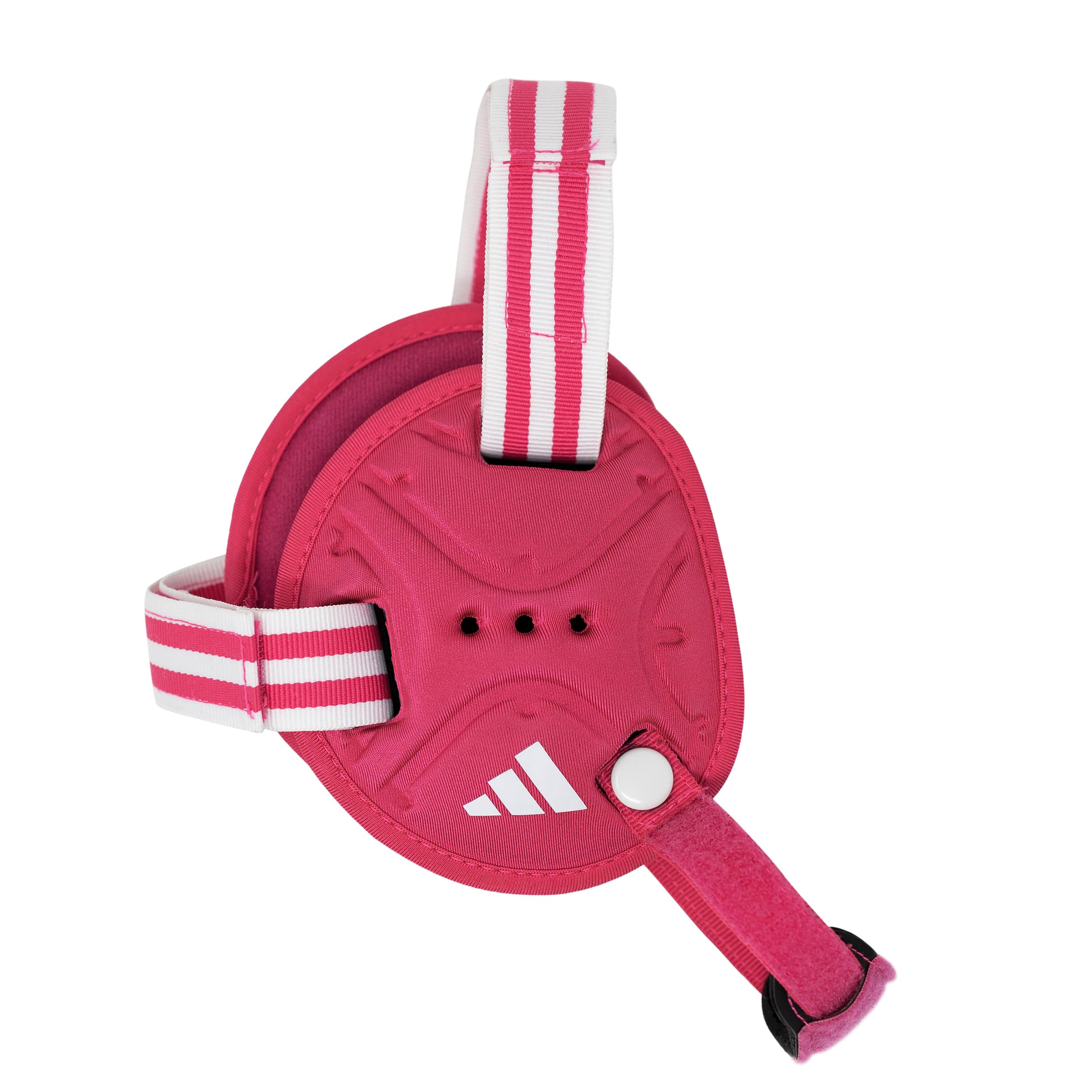 Adidas Youth Wizard Wrestling Ear Guard, Pink/White
