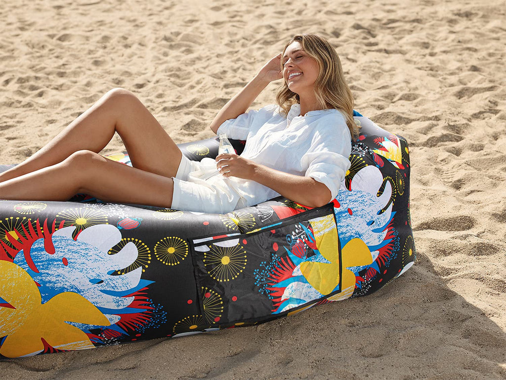 Wekapo Inflatable Lounger Air Sofa Chair-Camping & Beach Accessories-Portable Water Proof Couch For Hiking, Picnics, Outdoor, Mu