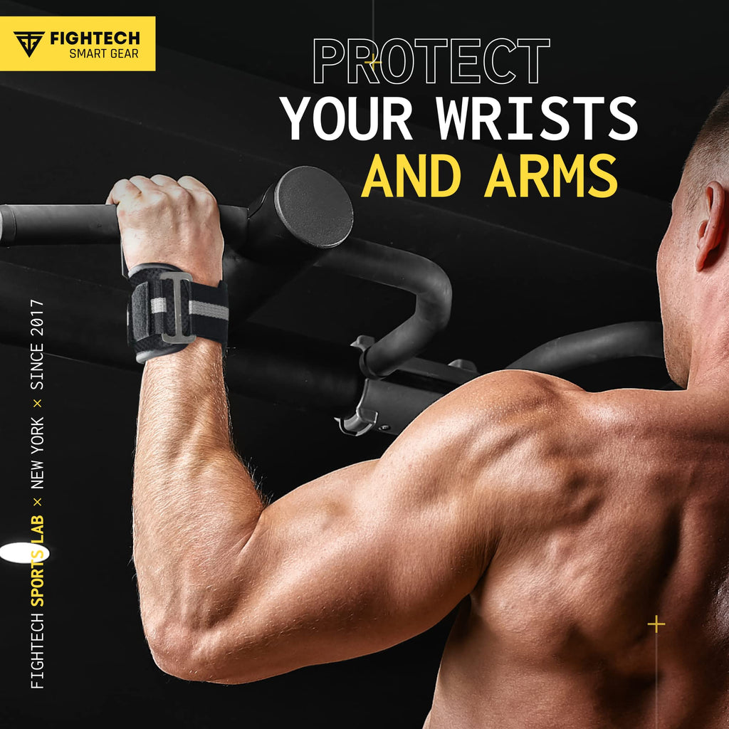 Fightech Weightlifting Hooks & Pull-Up Grips - Versatile Lifting Hooks With Durable Hook Straps For Power Hooks Support, Enhance