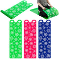 Leyndo 3 Pcs 54  Large Snow Sled for Adults Flexible Flying Carpet Snowflake Slider Mat Sledding Equipment Snow Lightweight Roll