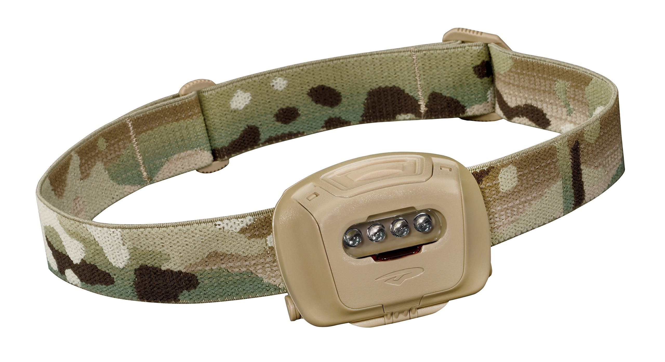 Princeton Tec Quad Tactical MPLS Headlamp with 4 Ultrabright RGB LEDs and 78 Lumens, IPX7 Water Resistance, Essential for Campin