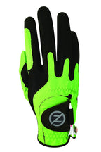 Zero Friction Mens Golf Gloves, Right Hand, One Size, Lime Green