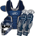 Rawlings | RENEGADE 2.0 Catchers Set | Baseball | NOCSAE Certified | Youth Ages 12 and Under | Navy/Silver