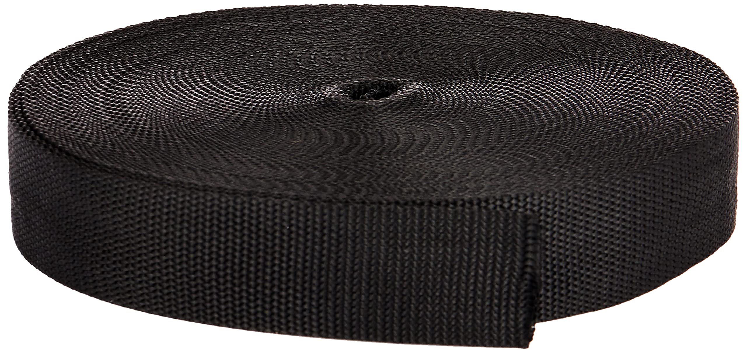 Strapworks Heavyweight Polypropylene Webbing - Heavy Duty Poly Strapping For Outdoor Diy Gear Repair, 1.5 Inch X 25 Yards, Black
