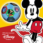 Disney Mickey Mouse Soccer Ball, Team Mickey Youth Kids Mini Soccer Ball, Blue, Size 3