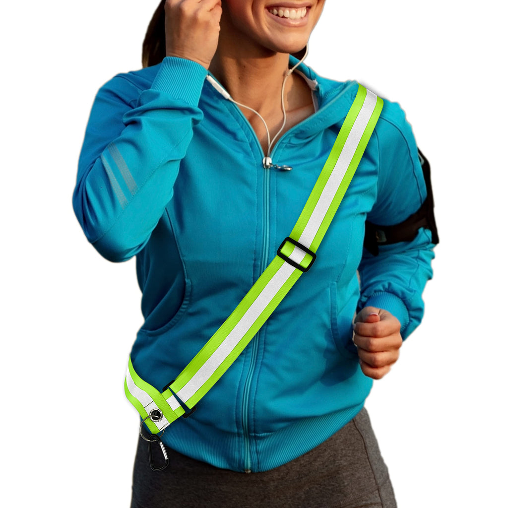 Reflective Sash For Walking At Night Reflective Safety Sash Runner Reflective Sash Reflective Gear Walking Night Men Women Refle