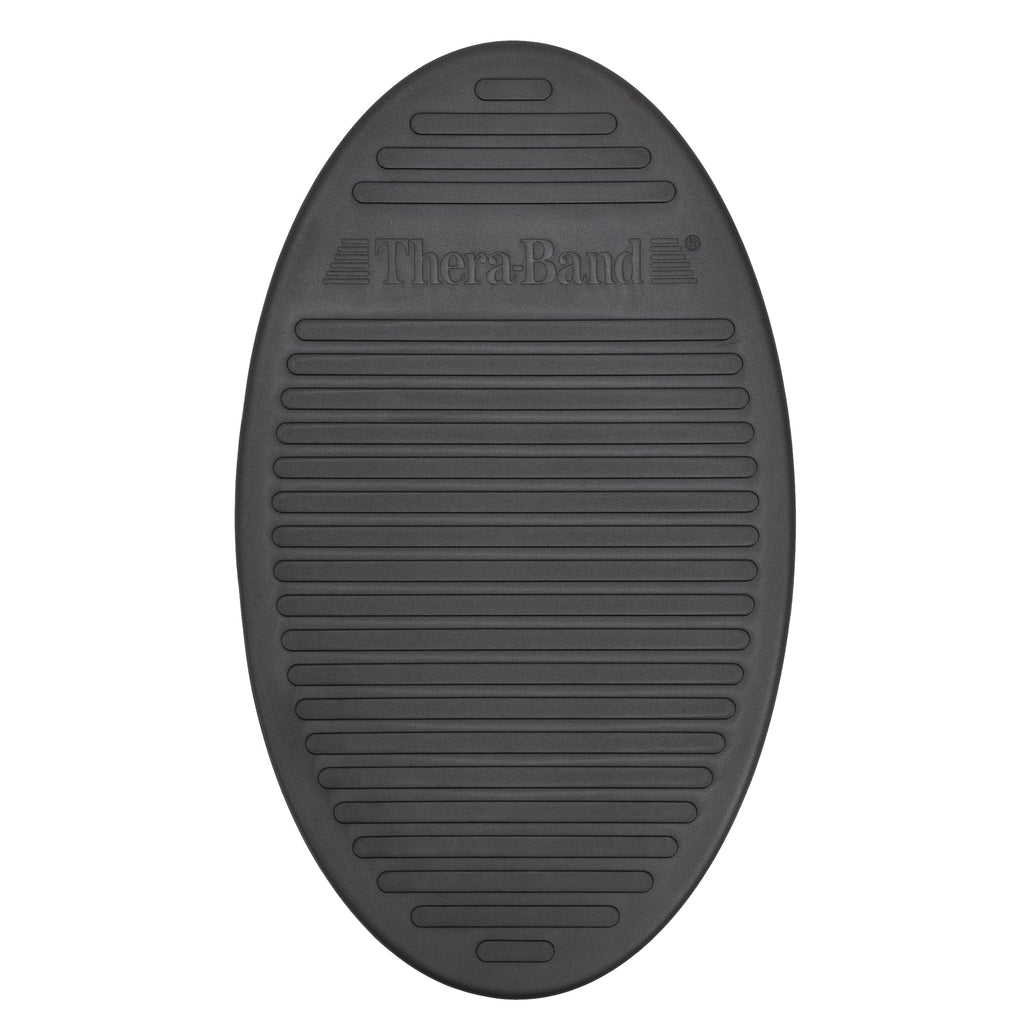 Theraband Stability Trainer Pad, Advanced Level Black Inflatable Pad, Balance Trainer & Wobble Cushion For Balance & Core Streng