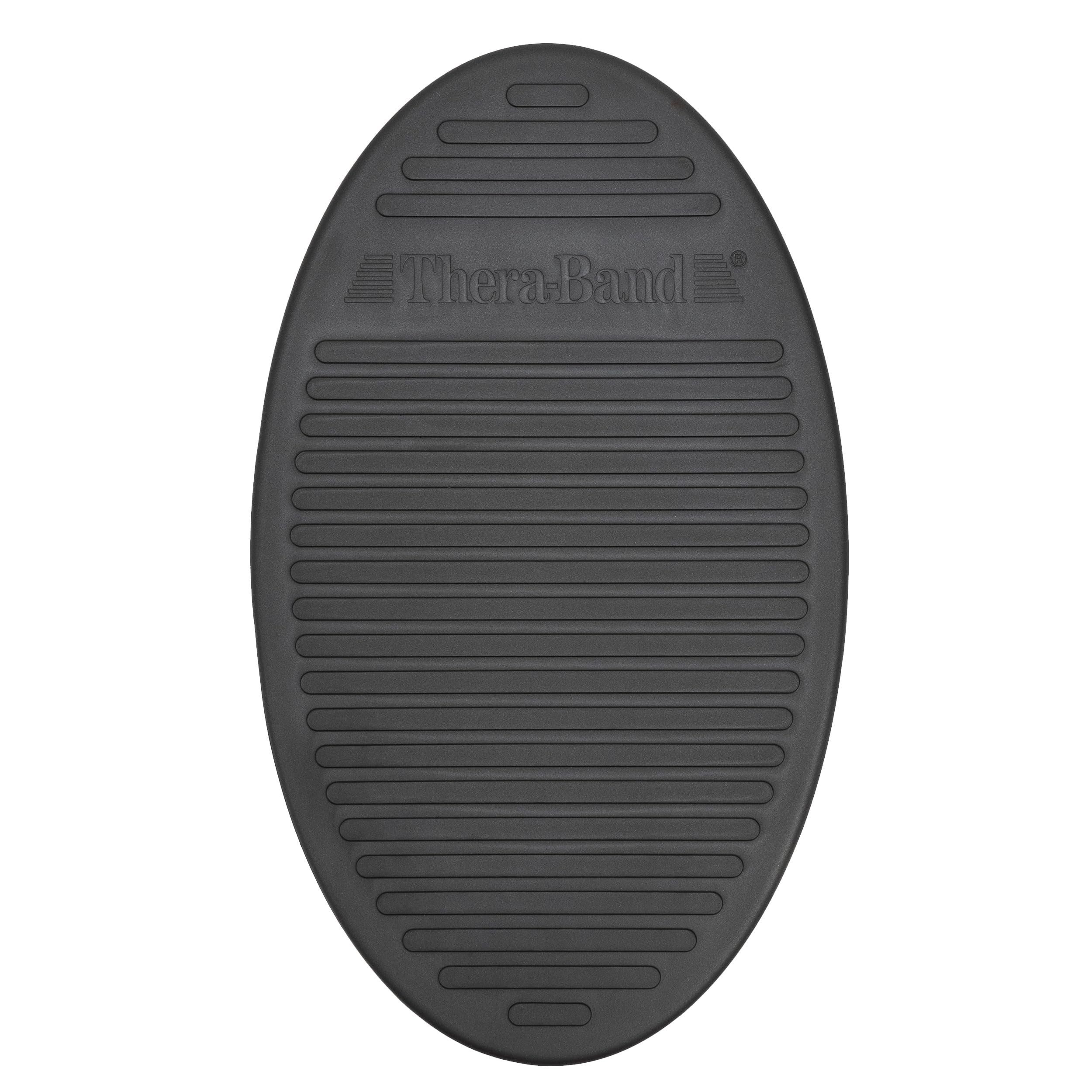 Theraband Stability Trainer Pad, Advanced Level Black Inflatable Pad, Balance Trainer & Wobble Cushion For Balance & Core Streng