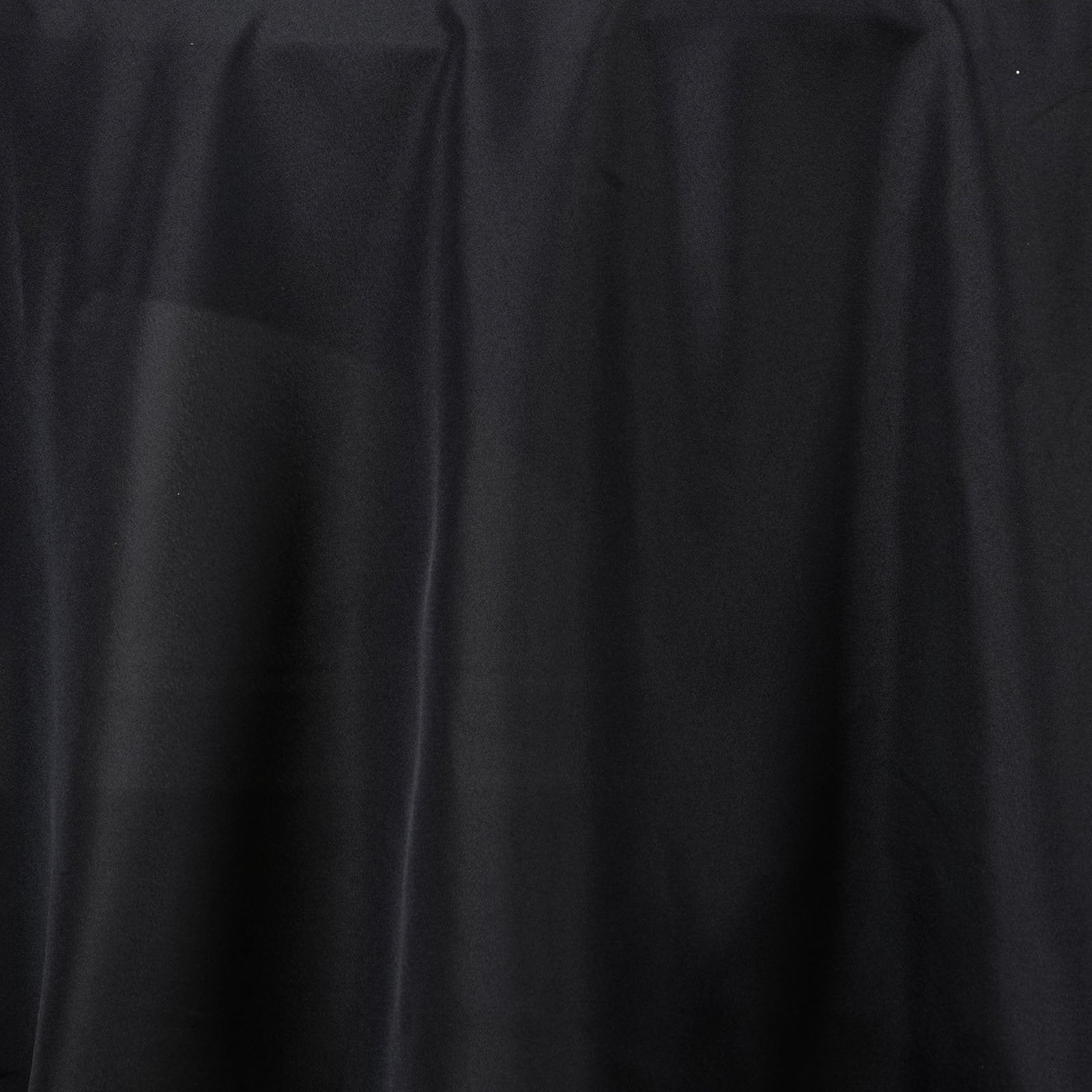 Tableclothsfactory 132 Inch Black Round Tablecloth - Linens Polyester Table Cloth, Stain And Wrinkle Resistant Washable Table Co