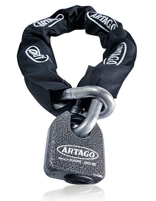 Artago 68T100 Motorcycle Chain Lock High Security Chain Lock, Motorcycle Anti Theft Padlock And Security Chain Hardened Motorcyc