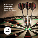 Viper By Gld Products Underground Steel Tip Darts, Fatal Shot, 24 Grams, Multicolor (22-2324-24)