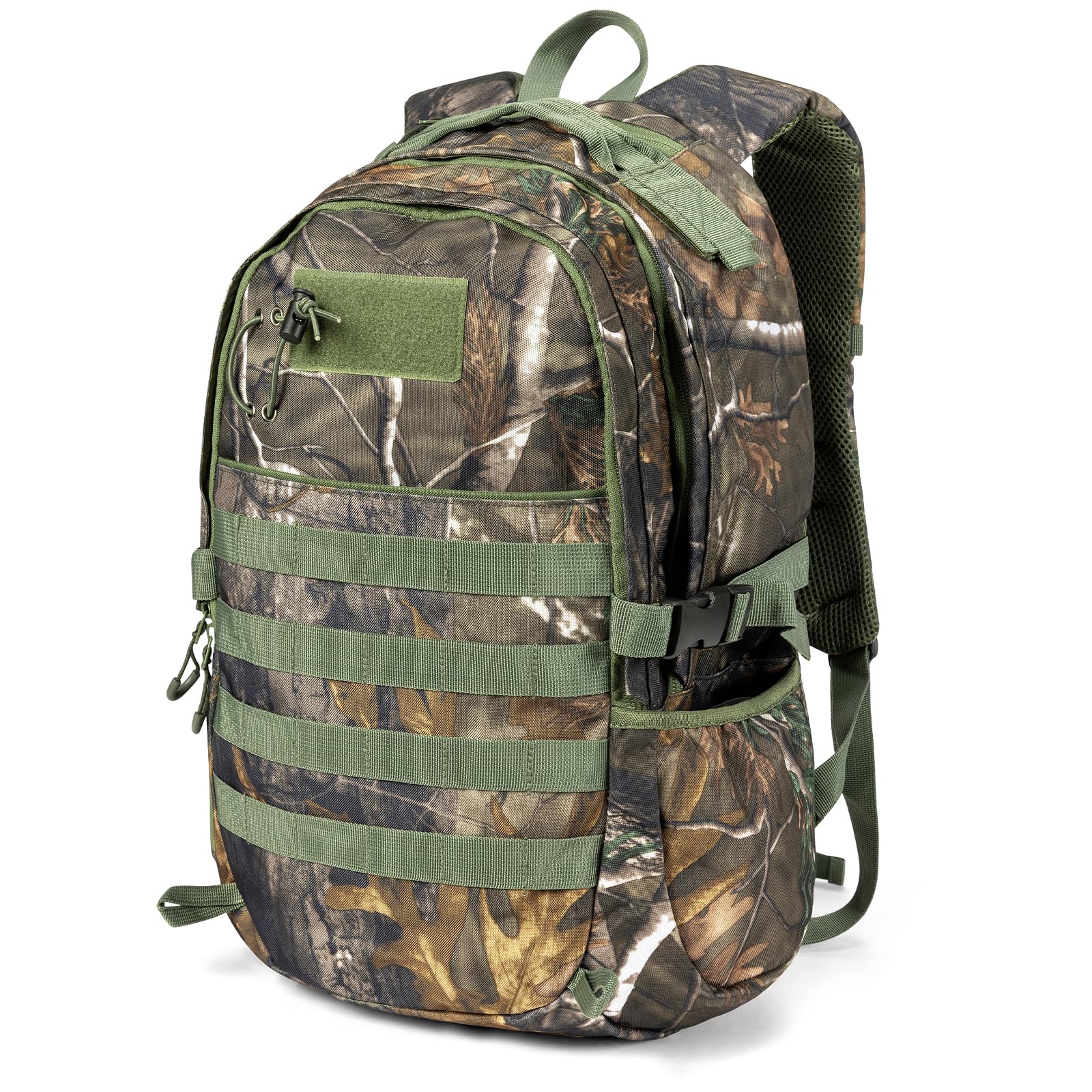 StorForge 40L Hunting Backpack For Men,Padded Camo Hunting Pack with Rain Cover,Durable Large Capacity Hunting Day Pack
