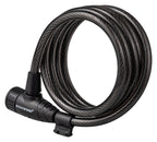 Schwinn Bike Key Lock In Braided Steel Cable, 2 Keys Included, 6 Feet X 10Mm Anti Theft Bicycle Lock, Security Level 2