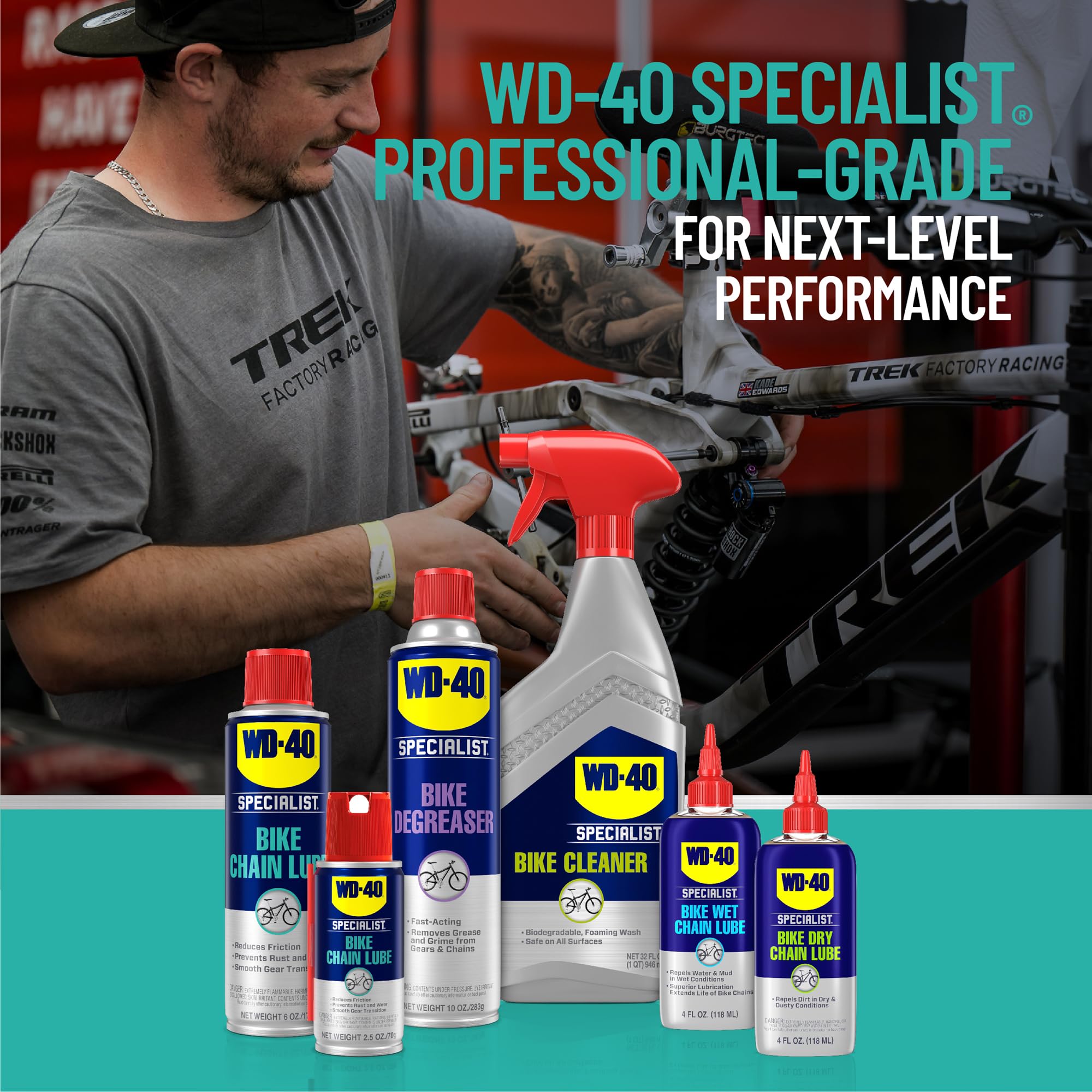 Wd-40 Specialist Bike Chain Lube, 6 Oz