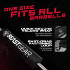 Beast Gear Barbell Pad For Hip Thrust Machine - Heavy Duty, Weightlifting Hip And Squat Bar Pad Wsecure Hook & Loop Fastener - C