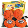 Billeeit 4Pcs Water Skipping Balls for Pool Play(Basketball Theme), Water Pool Beach Swim Toys for Kids Ages 4-8, 8-12 and Adult