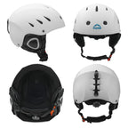 Stomp Ski & Snowboarding Snow Sports Helmet With Build-In Pocket In Ear Pads For Wireless Drop-In Headphone (Matte White, X-Larg