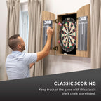 Dmi Sports Dublin Bristle Dartboard Cabinet Set - Bristle Dartboard Included