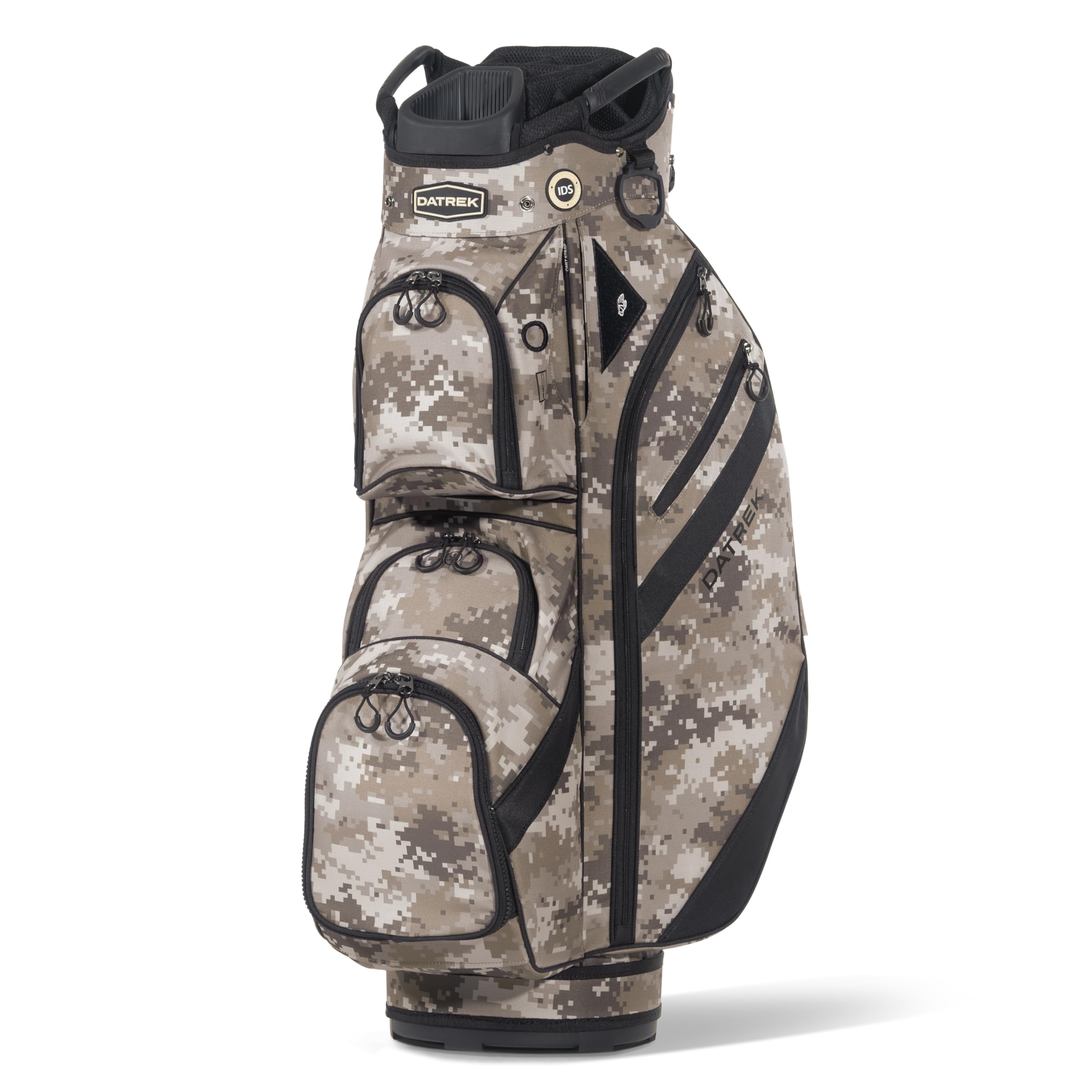 Datrek DG Lite III Golf Cart Bag, 14 Way Top with Full Length Individual Dividers, Rubberized Putter Well, Insulated Cooler Pock