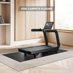 Zeny Exercise Equipment Mat Treadmill Mat 8X3 Ft Floor Mat High Density Fitness Gym Mat For Indoor Bike Cycling Mat,Jump Rope Ma