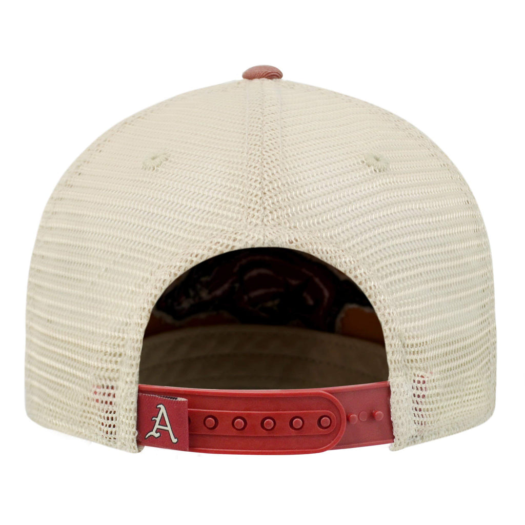 Top Of The World Arkansas Razorbacks Men'S Relaxed Fit Adjustable Mesh Offroad Hat Team Color Icon, Adjustable