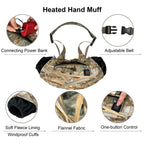 Heated Hand Muff, Electric Heating Hand Warmer Pouch, Suitable For Outdoor Hunting, Sports, Photography, Golf, Hike, Football, S