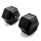 Cap Barbell Cap 80 Lb Coated Hex Dumbbell Weight, New Edition, Black, (Sdris-80)