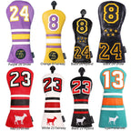 Shabier Golf Sports Style Golf Wood Club Headcover Driver Cover For Taylormade M5 M6 Driver (No8 Fairway Cover)