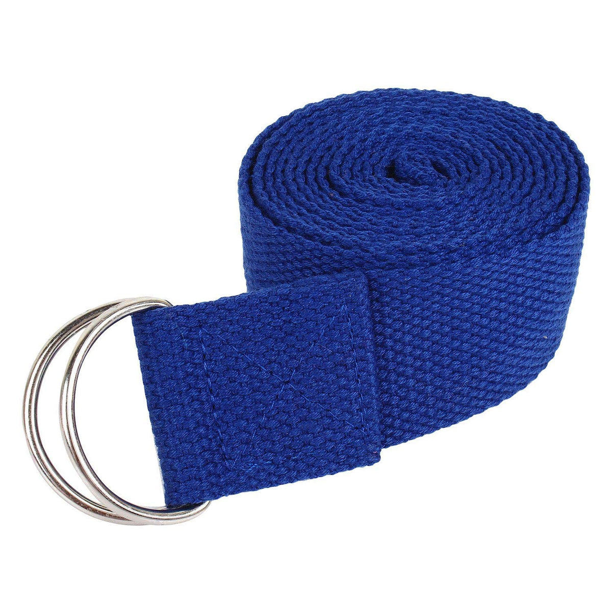 Fashnex Yoga Belt for Women and Men  Yoga Strap for Stretching with Extra Safe Adjustable DRing Buckle  Durable and Comfortab