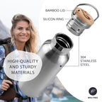 Bambaw 12 Oz Insulated Water Bottle  Travel Water Bottle  Water Bottle Stainless Steel  Metal Water Bottle  Small Water Bottle