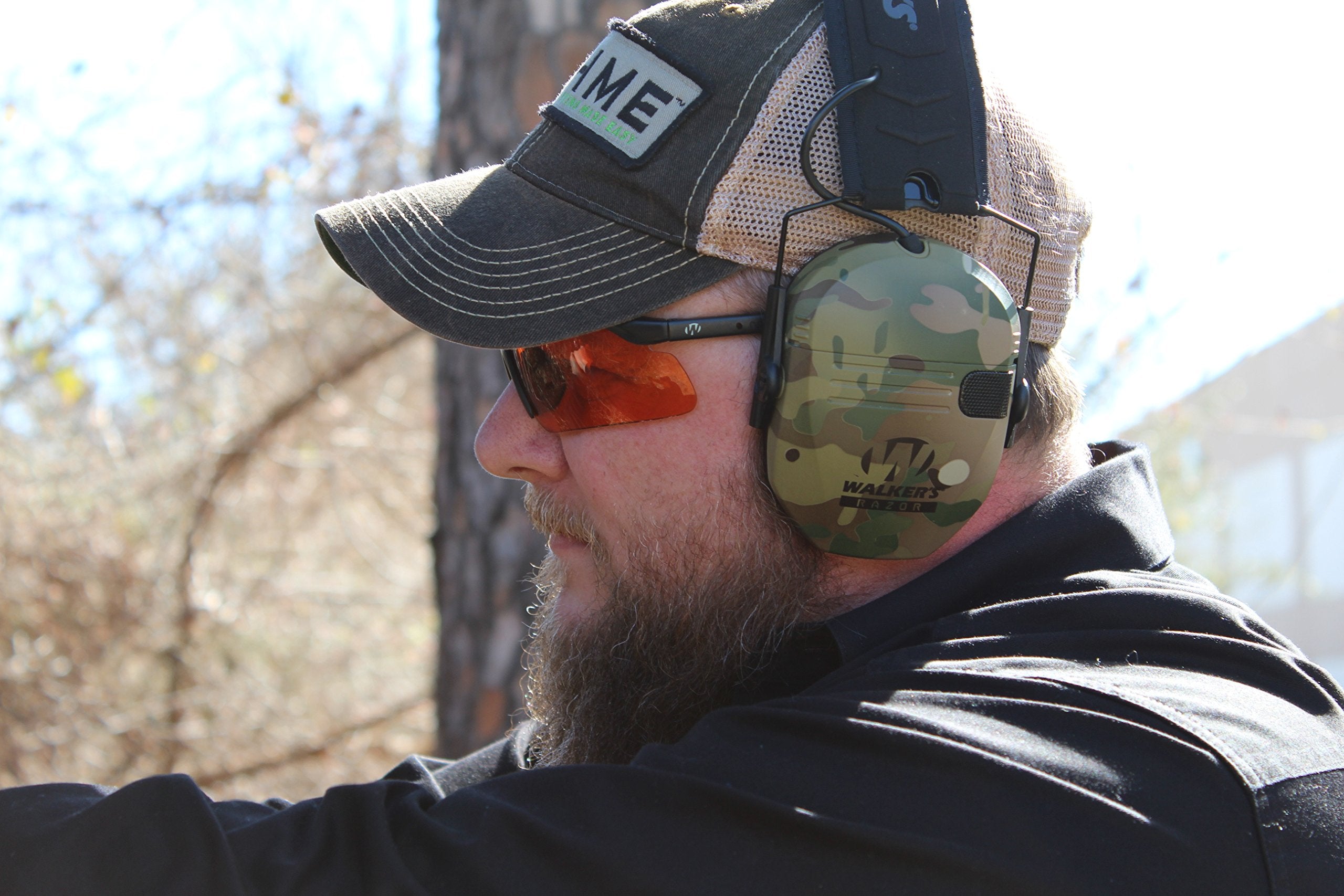 Walkers Game Ear GWP-RSEM-MCC Gear Hearing Protection Plugs,Green Multi Camo