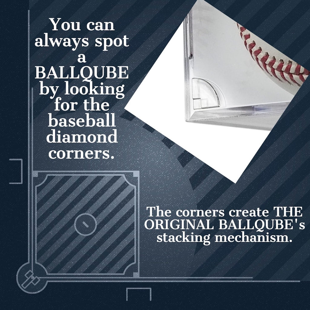 8 Pack Ballqube Baseball Display Case Autographed Baseball Case For Display Uv Protected Baseball Cube Display Memorabilia Baseb