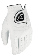 Callaway Mens Tour Authentic Golf Glove, Worn On Left Hand, Xx-Large, Prior Generation , White