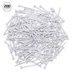 Izzo Golf Wood Golf Tees, 1.75 Inch, White, 200 Pack