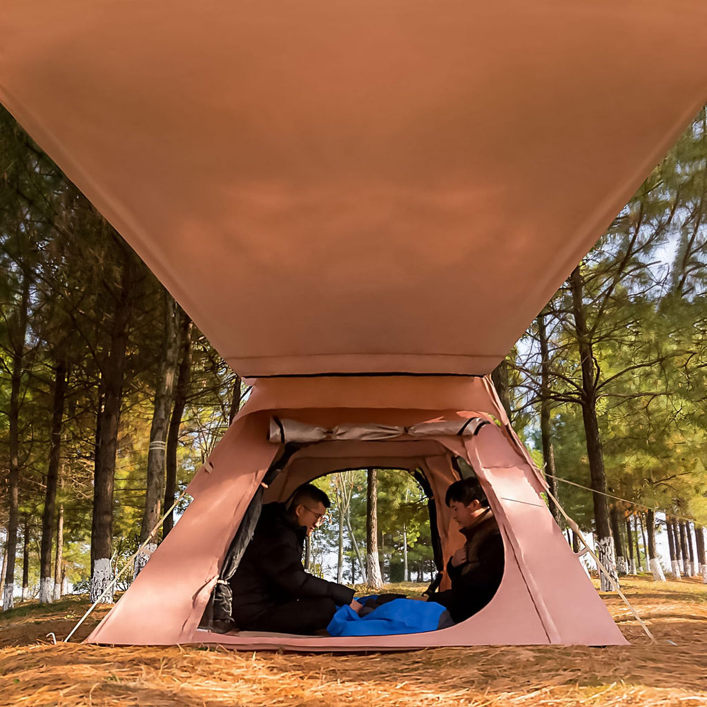 Kazoo Instant Camping Tent (2P Coffee)